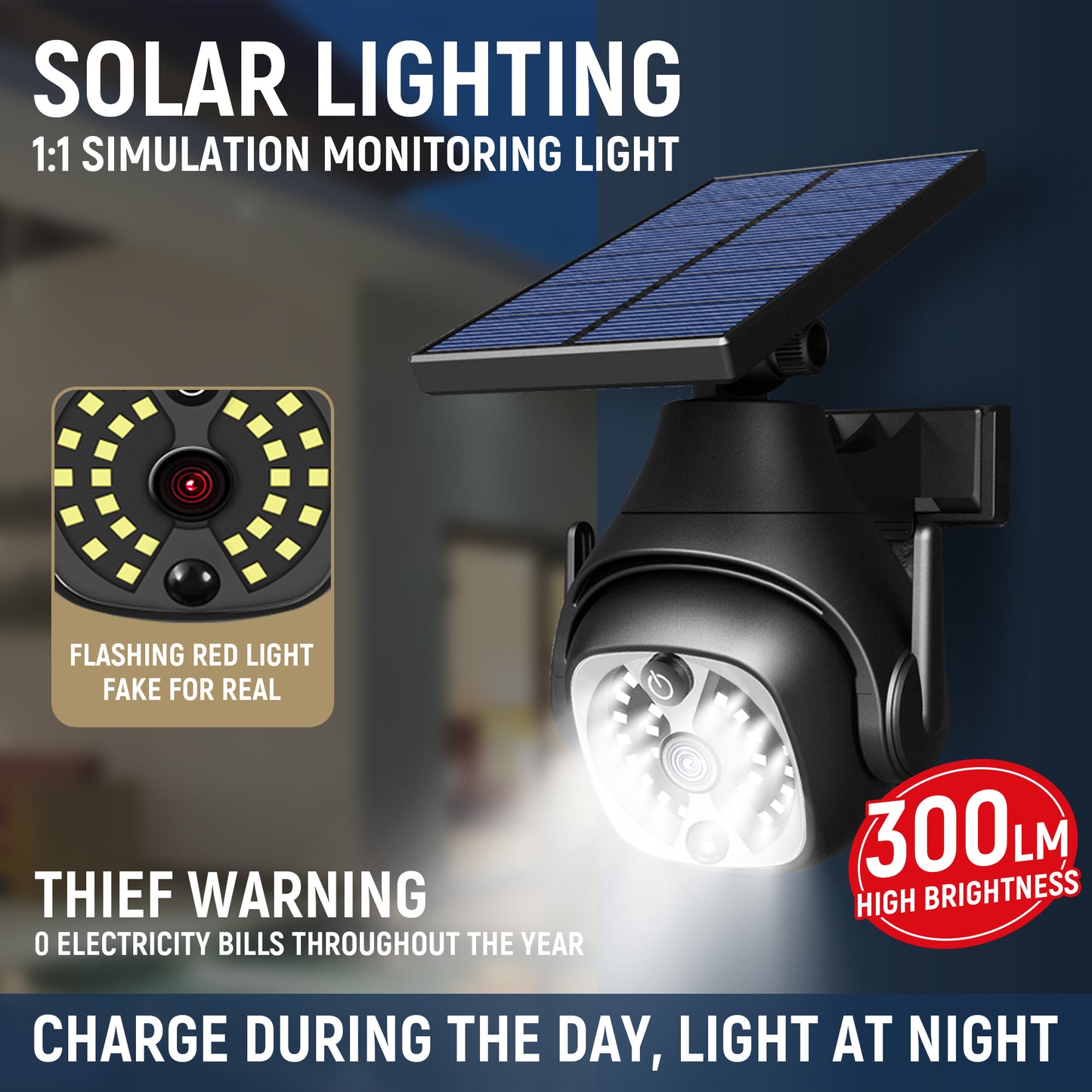 Solar Street Lamps outdoor motion sensor wall light waterproof solar powered LED security light for garden patio garage and pathway